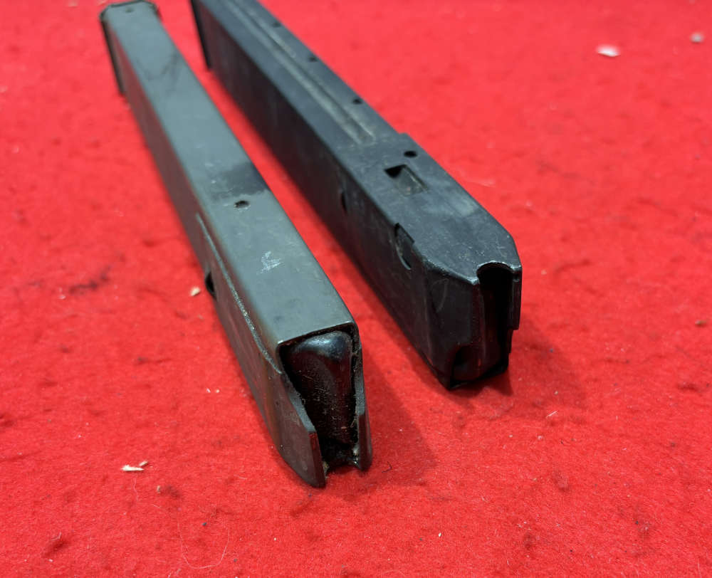 STEN Gun Metal 32rd Magazines 9mm 2x Used Milsurp 1x Lot-img-5