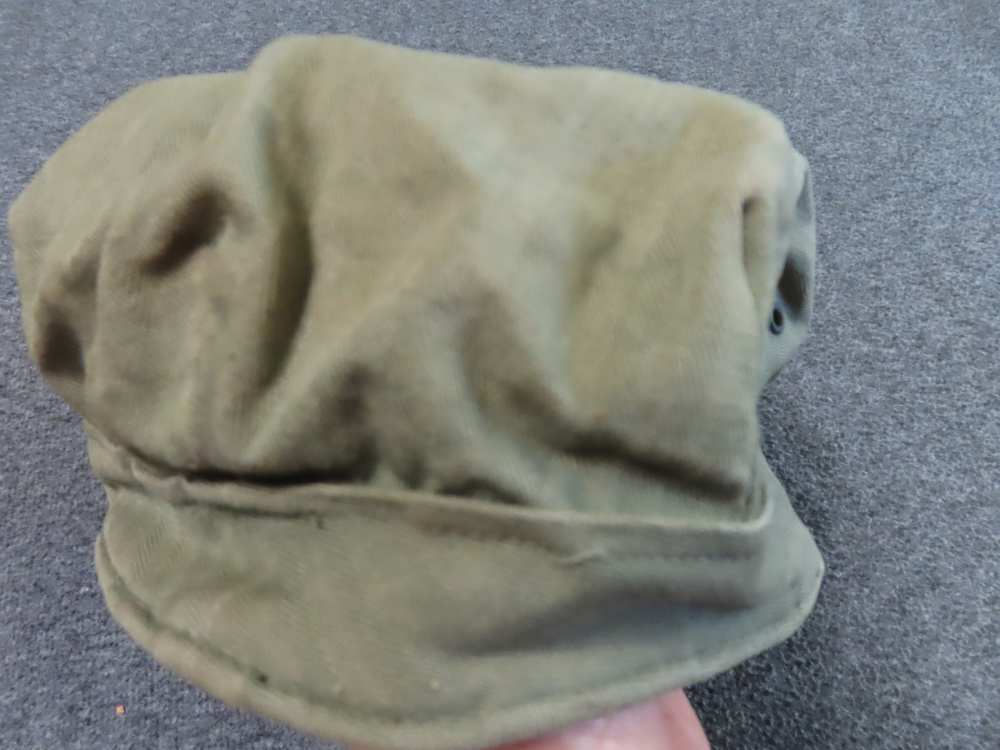 EARLY VIETNAM ERA USMC GROUP; HBT HAT-M14 MAG POUCH-2 POCKET GRENADGE POUCH-img-3