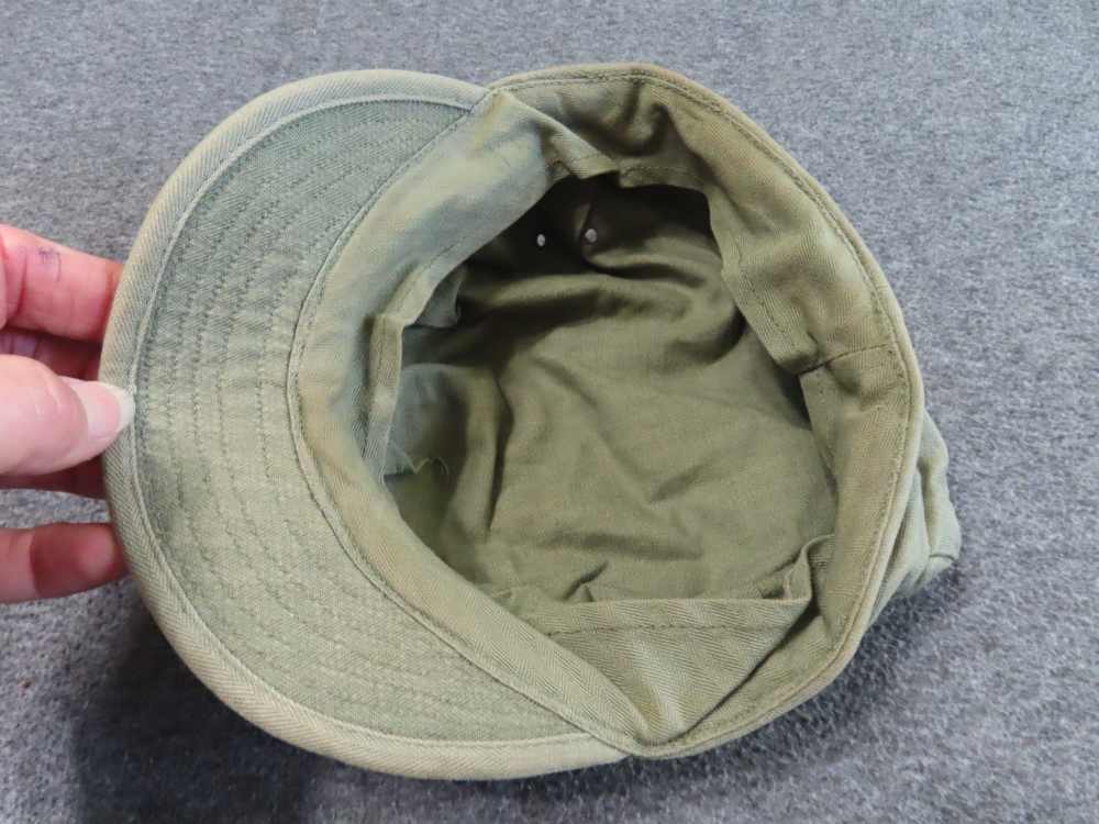 EARLY VIETNAM ERA USMC GROUP; HBT HAT-M14 MAG POUCH-2 POCKET GRENADGE POUCH-img-4