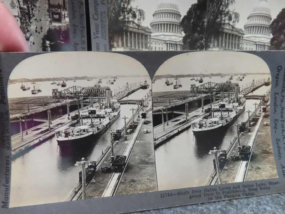 36-WWI ERA STEREO VIEW CARDS-"TOUR OF THE WORLD" IN ORIGINAL CASE-img-11