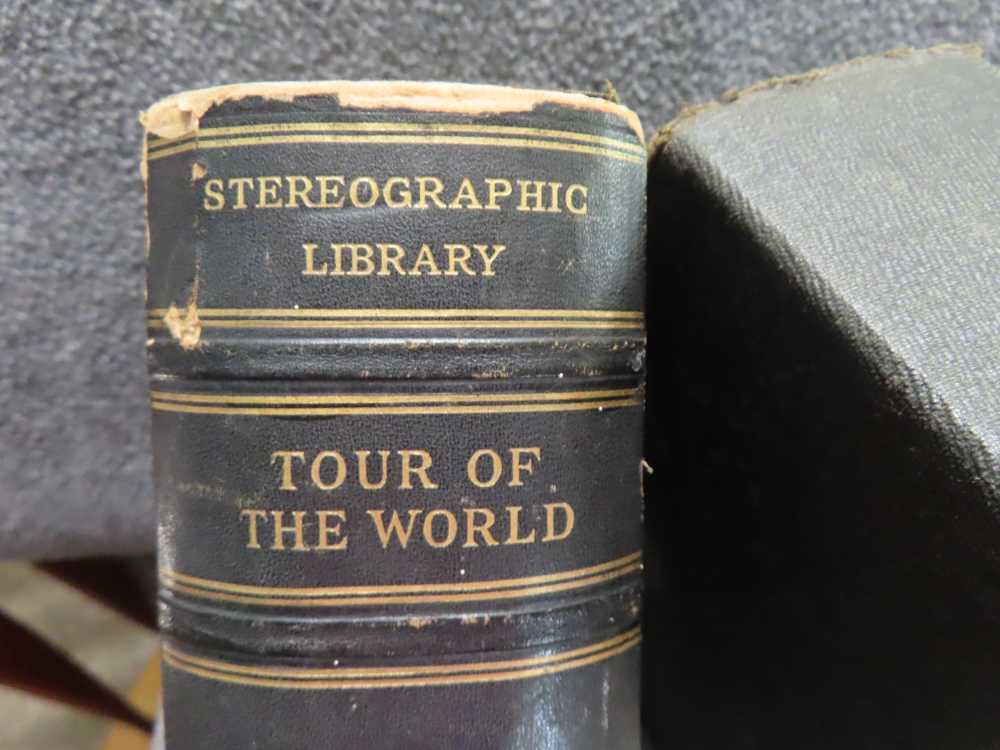 36-WWI ERA STEREO VIEW CARDS-"TOUR OF THE WORLD" IN ORIGINAL CASE-img-1