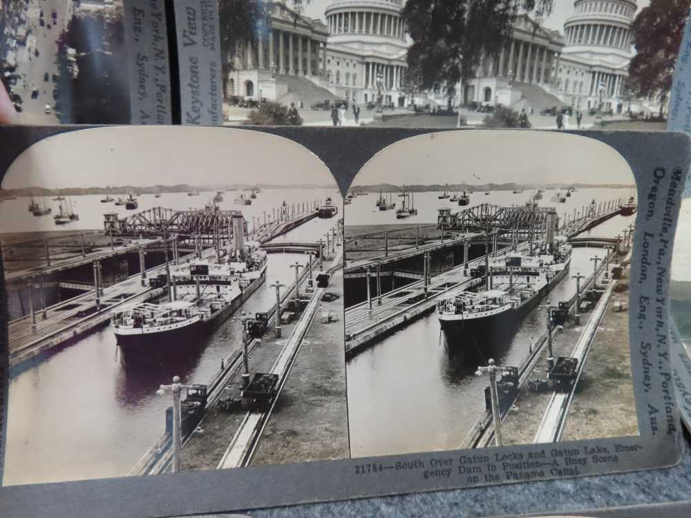 36-WWI ERA STEREO VIEW CARDS-"TOUR OF THE WORLD" IN ORIGINAL CASE-img-25