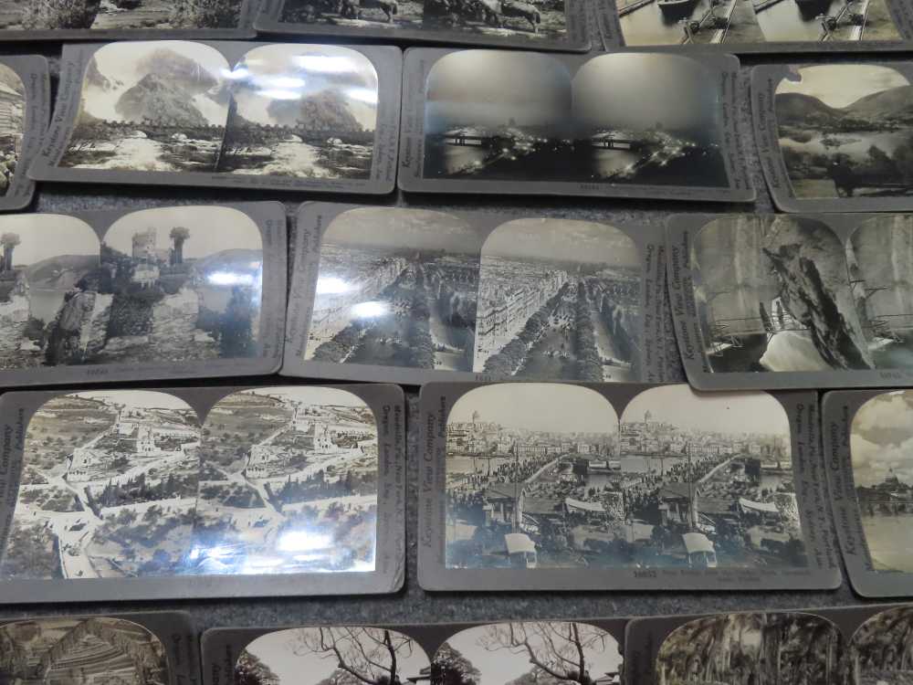 36-WWI ERA STEREO VIEW CARDS-"TOUR OF THE WORLD" IN ORIGINAL CASE-img-15