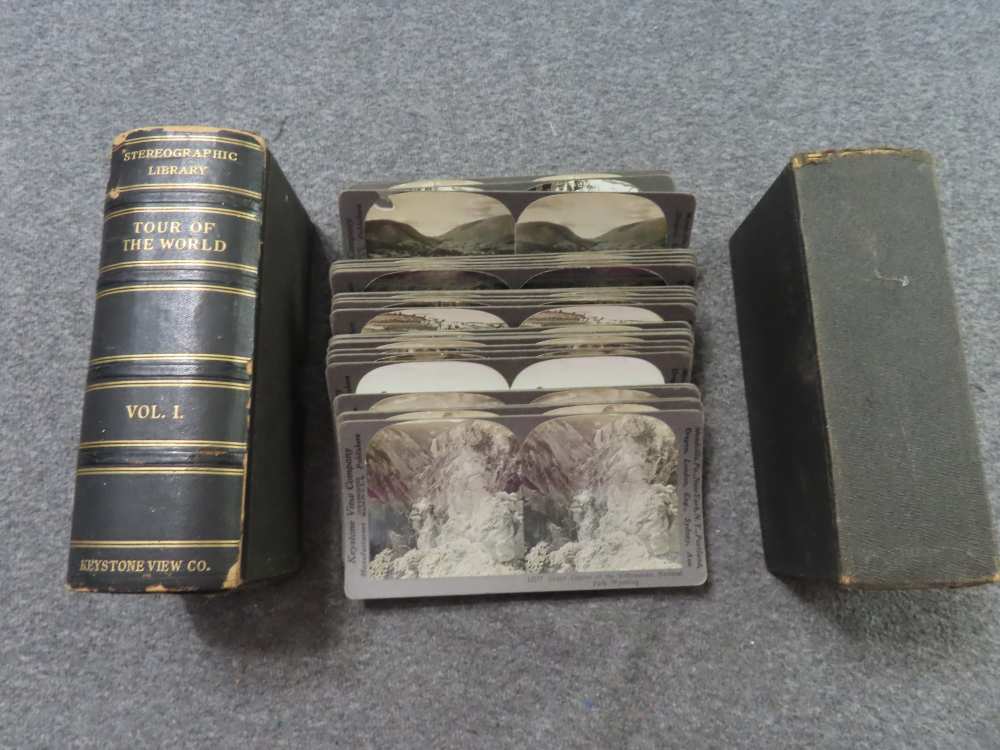 36-WWI ERA STEREO VIEW CARDS-"TOUR OF THE WORLD" IN ORIGINAL CASE-img-27