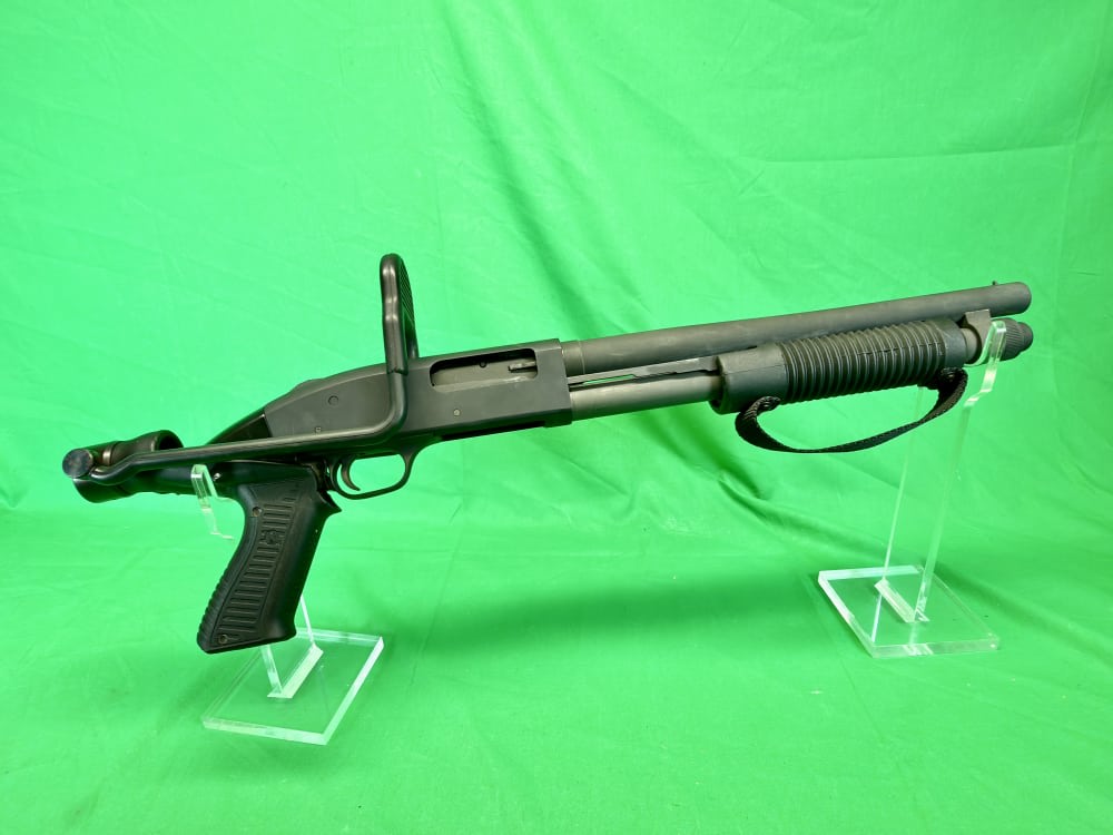 RARE Mossberg 590 Factory SBS with Knoxx Spec Ops Folding stock 14” Short -img-0
