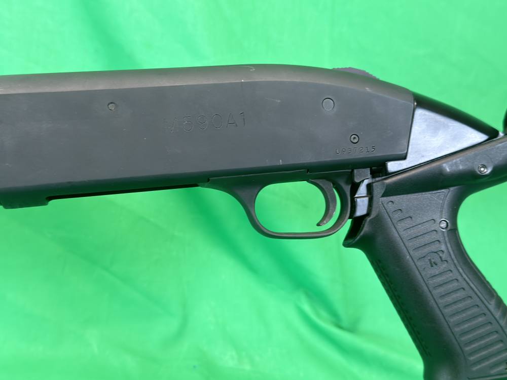 RARE Mossberg 590 Factory SBS with Knoxx Spec Ops Folding stock 14” Short -img-16