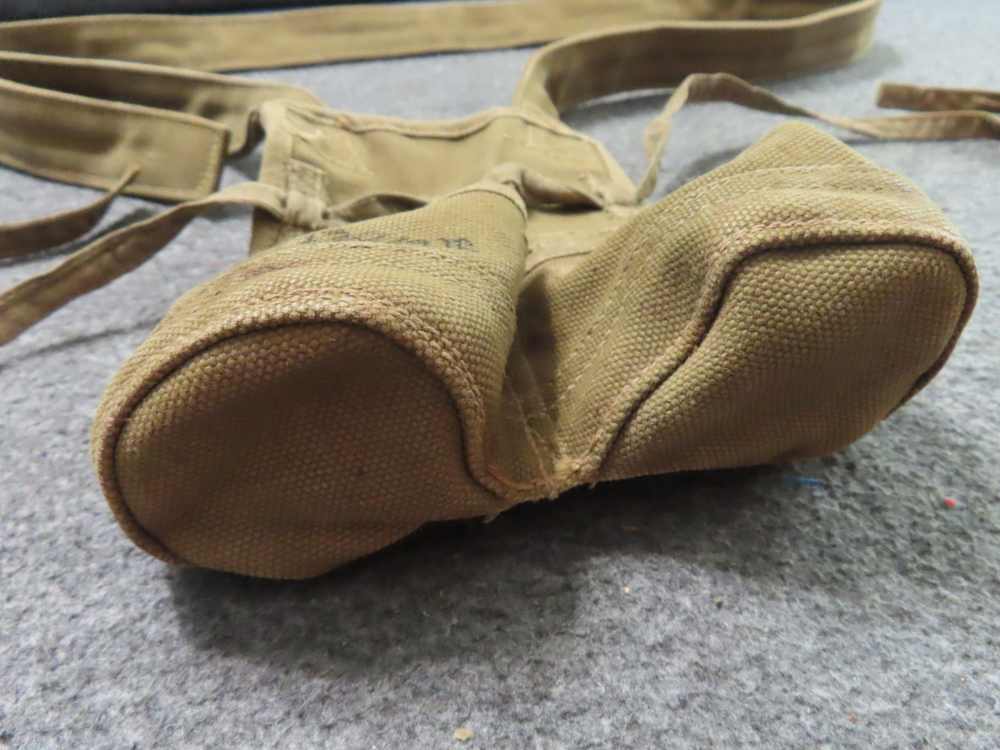 VIETNAM WAR ERA NVA-VIET CONG-CHINESE 2 POCKET STICK GRENADE POUCH-img-2