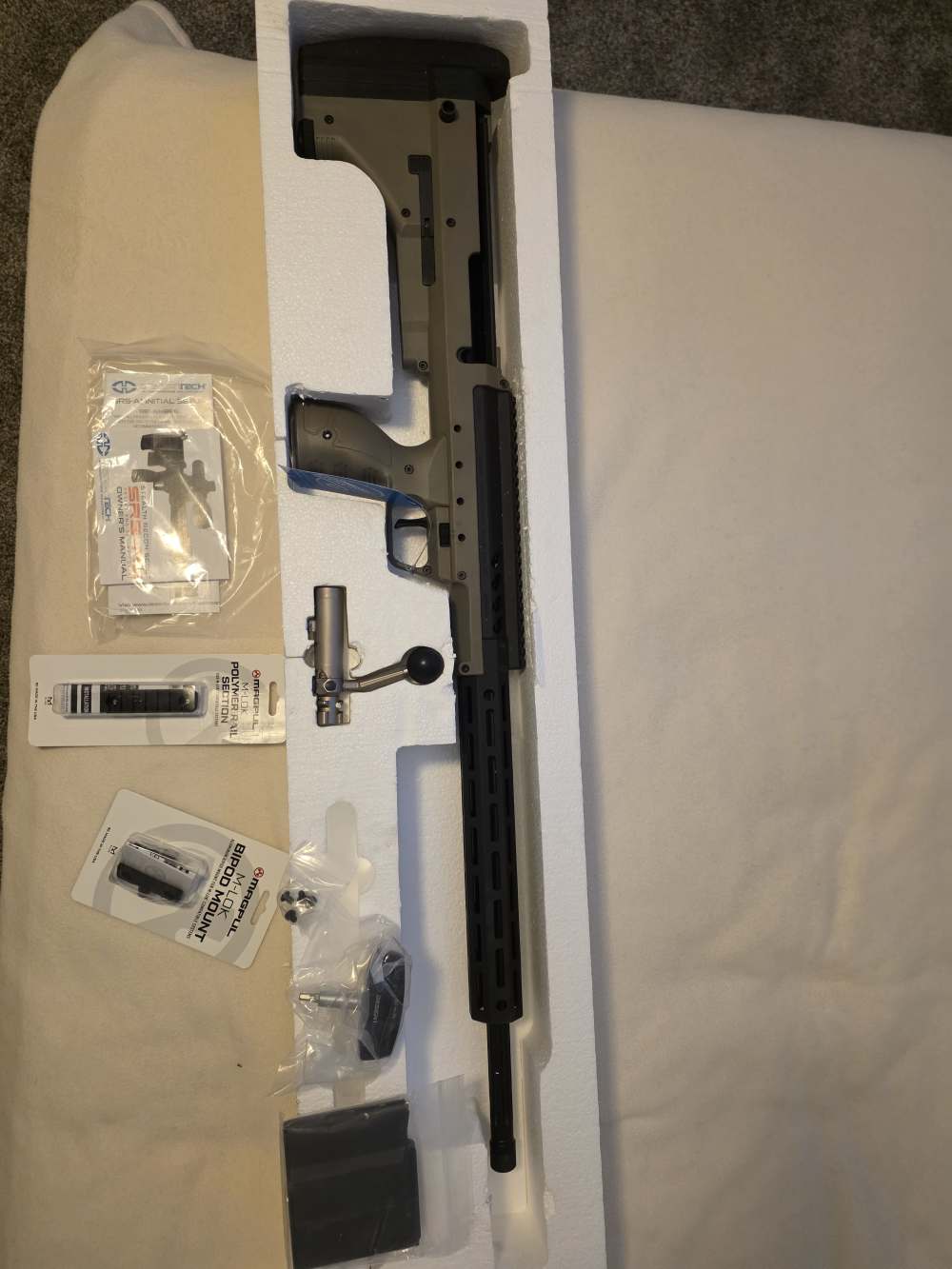 Desert Tech SRS A2 6.5 Creedmoor 26in Black/FDE - Brand New - UNFIRED-img-0