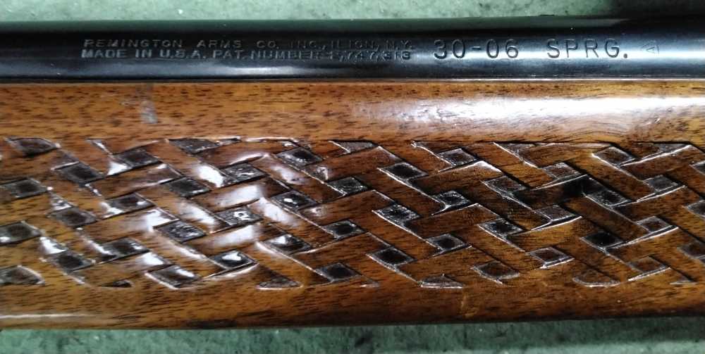 Remington 742 BDL Deluxe .30-06 22" 1978 Basketweave Nikon Buckmaster II-img-10