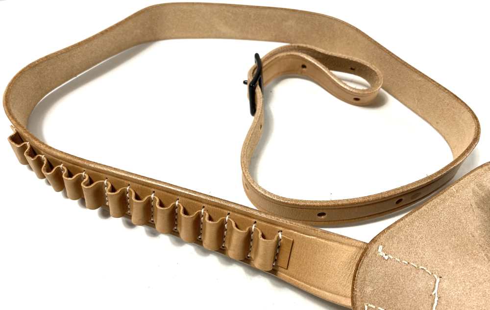 WWII US ARMY M3 .38 REVOLVER PISTOL SHOULDER HOLSTER W/AMMO LOOP-RAW NATURA-img-4