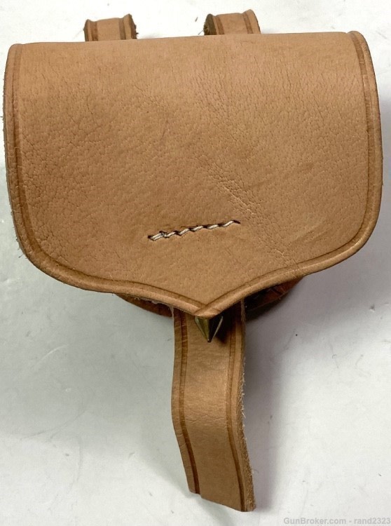 CIVIL WAR RIFLE MUSKET SHEILD CAP CARRY POUCH-RAW-img-1