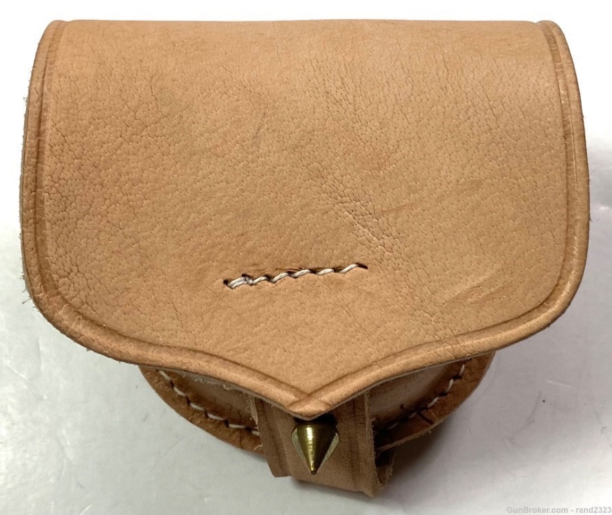 CIVIL WAR RIFLE MUSKET SHEILD CAP CARRY POUCH-RAW-img-0