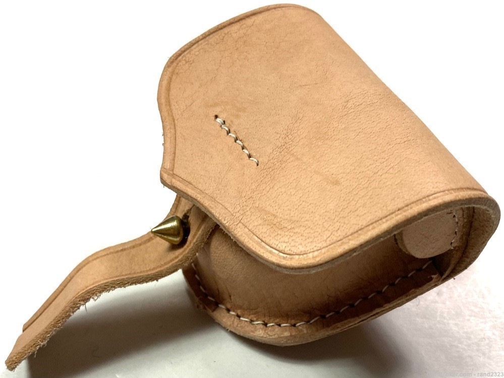 CIVIL WAR RIFLE MUSKET SHEILD CAP CARRY POUCH-RAW-img-2