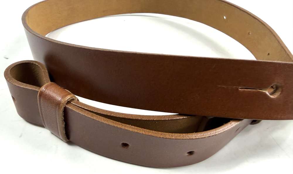 WWII JAPANESE IJA ARMY ARISAKA TYPE 38 RIFLE LEATHER CARRY SLING-img-2