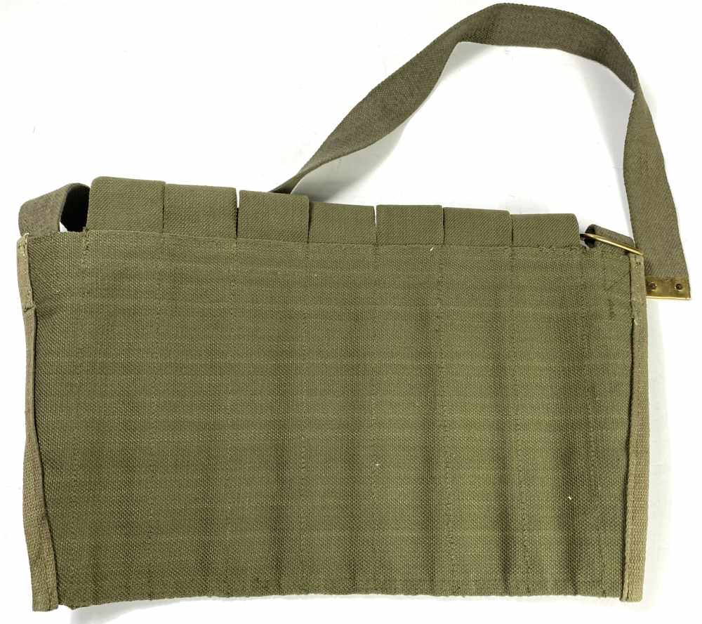 WWII BRITISH 7 POCKET STEN GUN AMMO MAGAZINE BANDOLEER-img-3