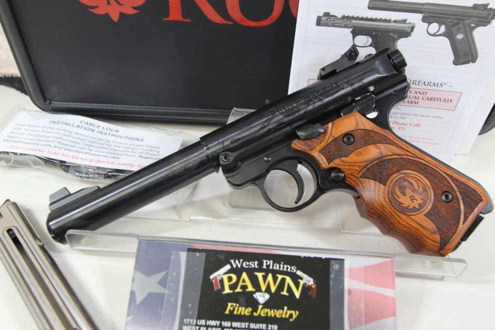 NIB RUGER MARK IV TARGET SEMI AUTO .22 LR PISTOL 5.5 10+1 40159-img-1