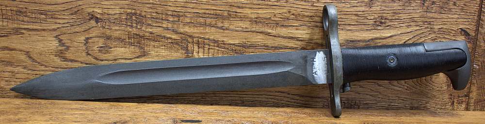 1903 Springfield rifle Cartridge Belt M 1910 with Bayonet WWII Original -img-8