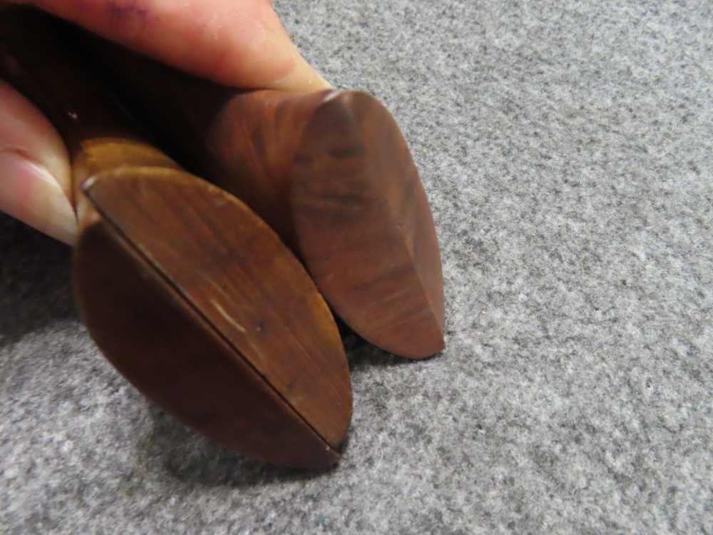 9-PAIR OF COLT SINGLE ACTION REVOLVER GRIPS OF WALNUT AND OTHER HARDWOOD-img-3