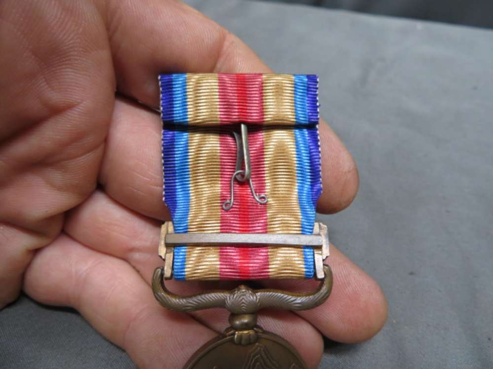 WWII JAPANESE CHINA INCIDENT MEDAL W/ CASE & PAPER-SCARCE-img-6