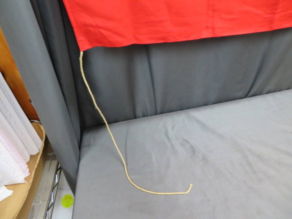 WWII GERMAN NSDAP / NATIONAL FLAG-ORIGINAL-NICE TAG-img-2