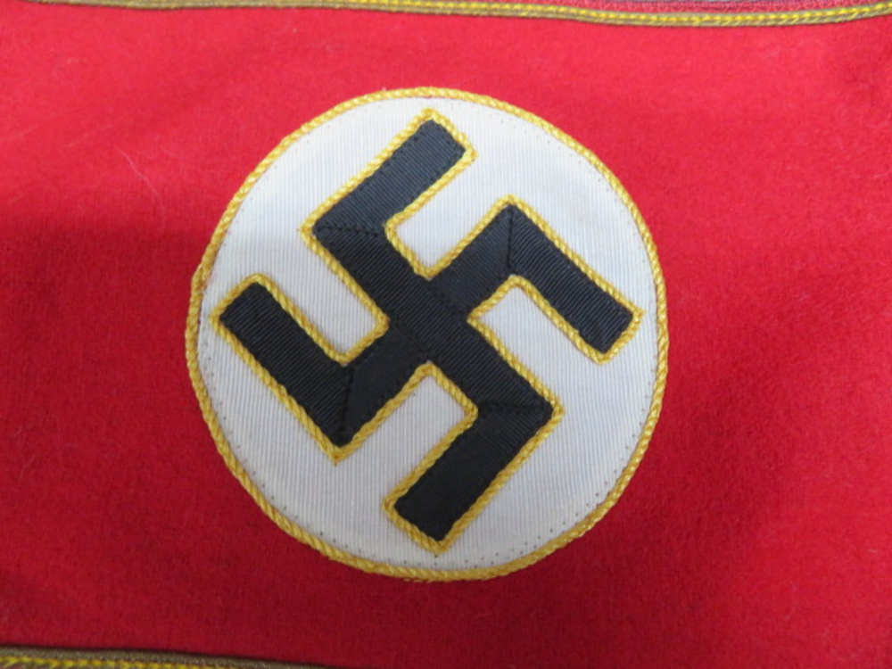 WWII GERMAN NSDAP POLITICAL LEADER ARMBAND-ORIGINAL-EXCELLENT-img-1