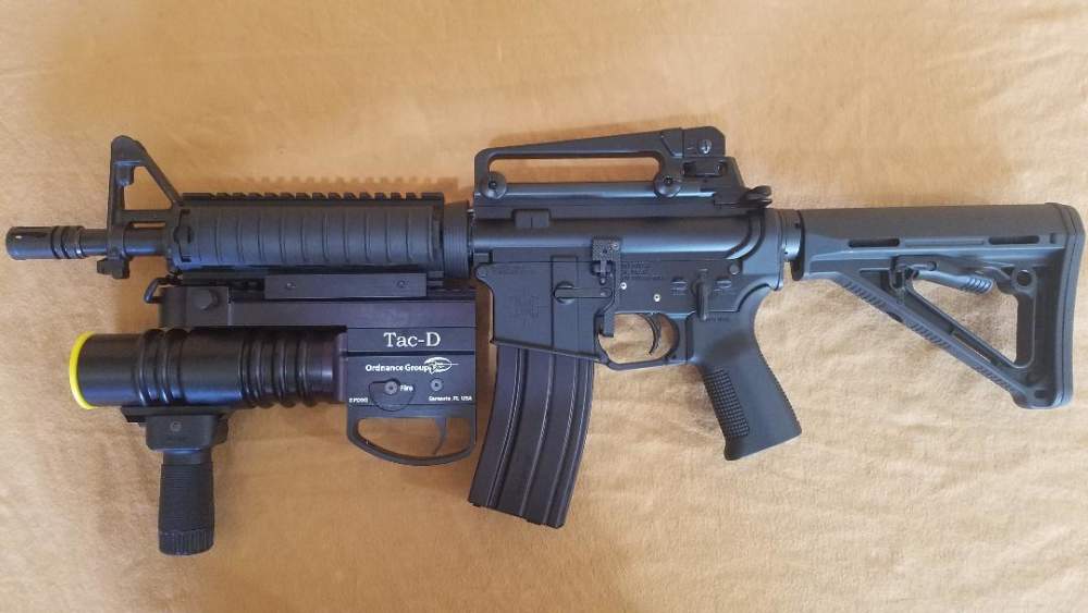 NEW MATRIX ARMS 5.56 / 223 SBR COMMANDO WITH A 37MM LAUNCHER FREE SHIPPING -img-1