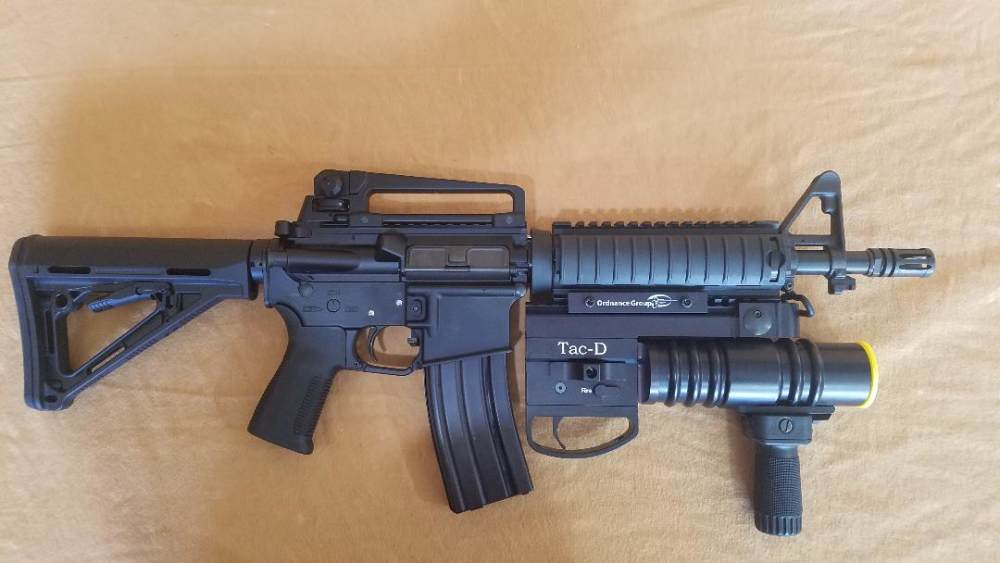 NEW MATRIX ARMS 5.56 / 223 SBR COMMANDO WITH A 37MM LAUNCHER FREE SHIPPING -img-0