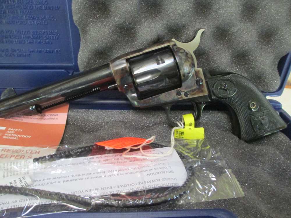 Colt P1850 SAA 5.5 inches blue and case colored 45 NIB-img-4
