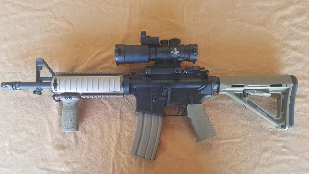 COLT SBR LE MARKED M4LE 556 WITH 10.5" UPPER AND BURRIS AR-556 SCOPE-img-1