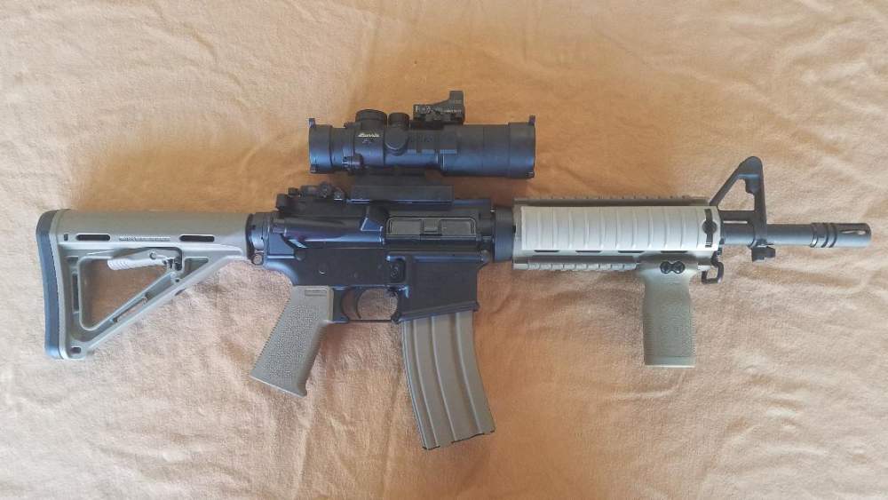 COLT SBR LE MARKED M4LE 556 WITH 10.5" UPPER AND BURRIS AR-556 SCOPE-img-0