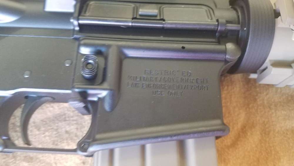 COLT SBR LE MARKED M4LE 556 WITH 10.5" UPPER AND BURRIS AR-556 SCOPE-img-2