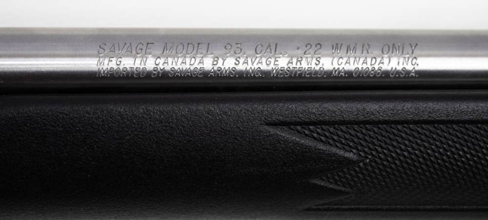 Savage Arms 93 FSS 22 WMR Mag 21" 91700 Stainless Steel/ Synthetic-img-10