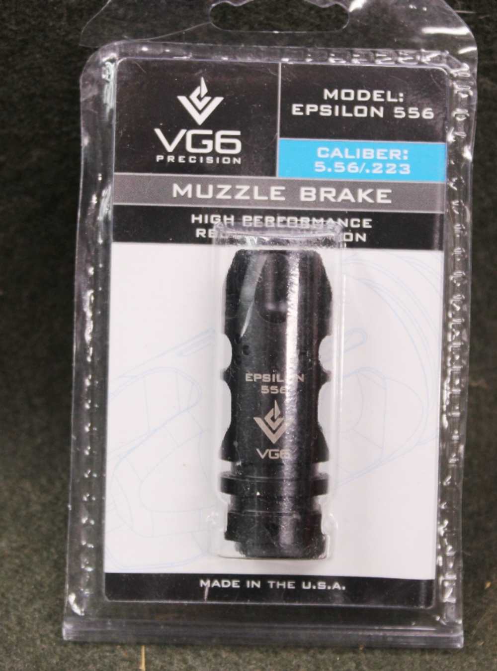 VG6 Epsilon 556 5.56 .223 Muzzle Brake Flash Hider 1/2X28 RH-img-0