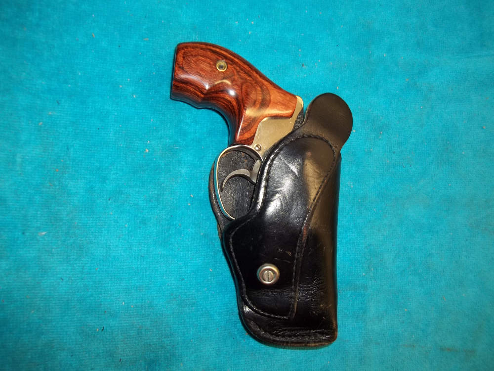 Vintage Bucheimer R/H CROSSDRAW Holster Smith Wesson 36 642 Taurus 327FM 85-img-3