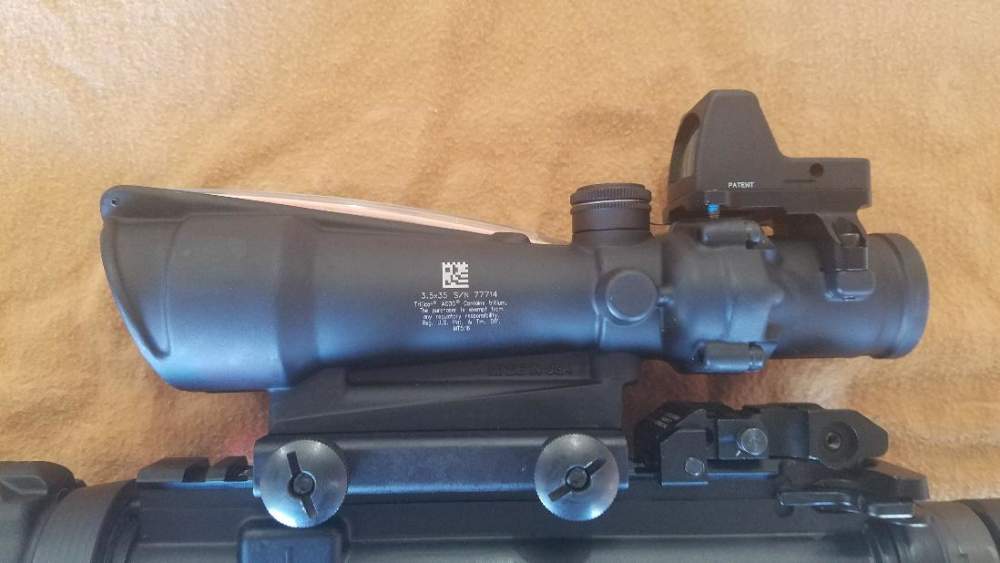 COLT SBR LE MARKED M4LE 556 WITH 10.5" PISTON UPPER & TRIJICON ACOG SCOPE-img-10