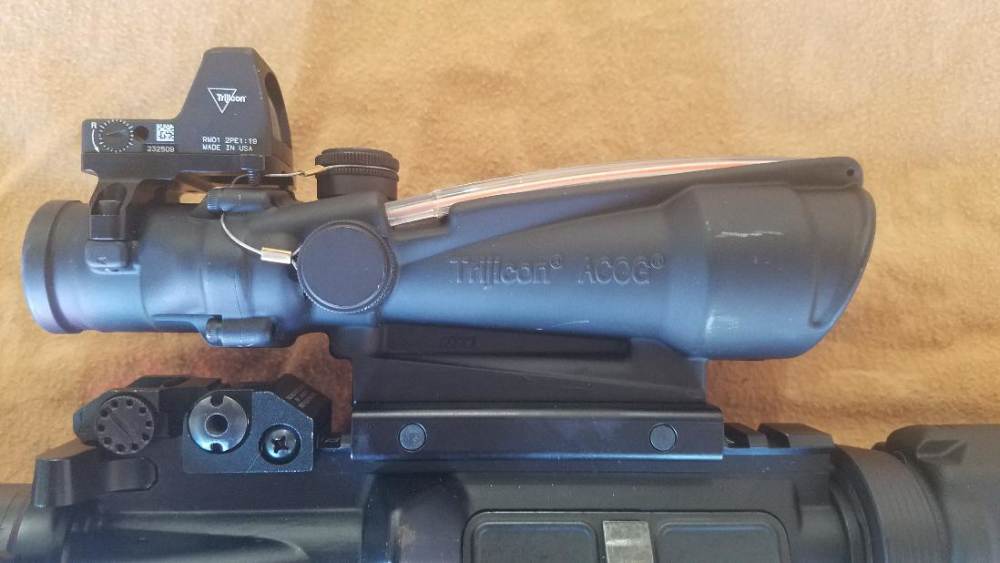 COLT SBR LE MARKED M4LE 556 WITH 10.5" PISTON UPPER & TRIJICON ACOG SCOPE-img-8