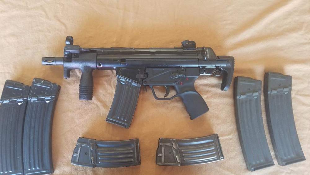 HK / VECTOR ARMS V-53K 223 WITH 4" BARREL AND WITH HK COLLAPSILBE STOCK-img-1