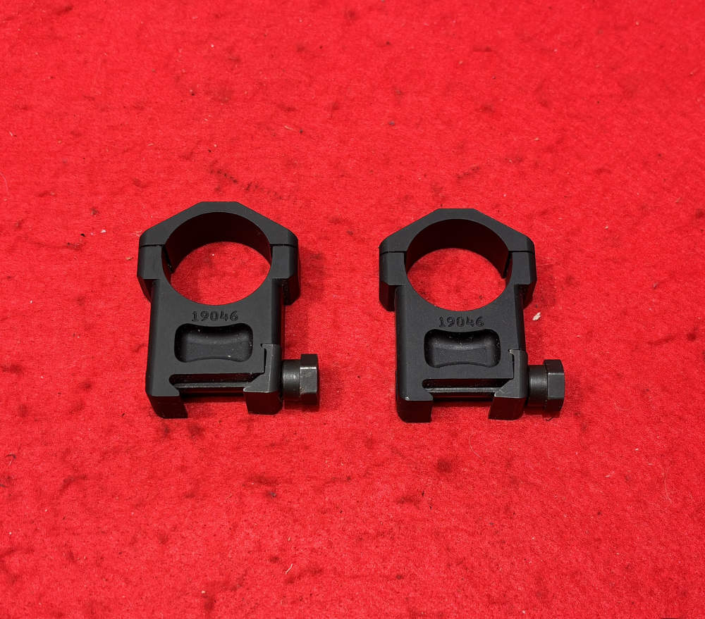Badger Ordnance 30mm 1.4" Ultra High Metal Scope Rings Used Cloner GWOT-img-0