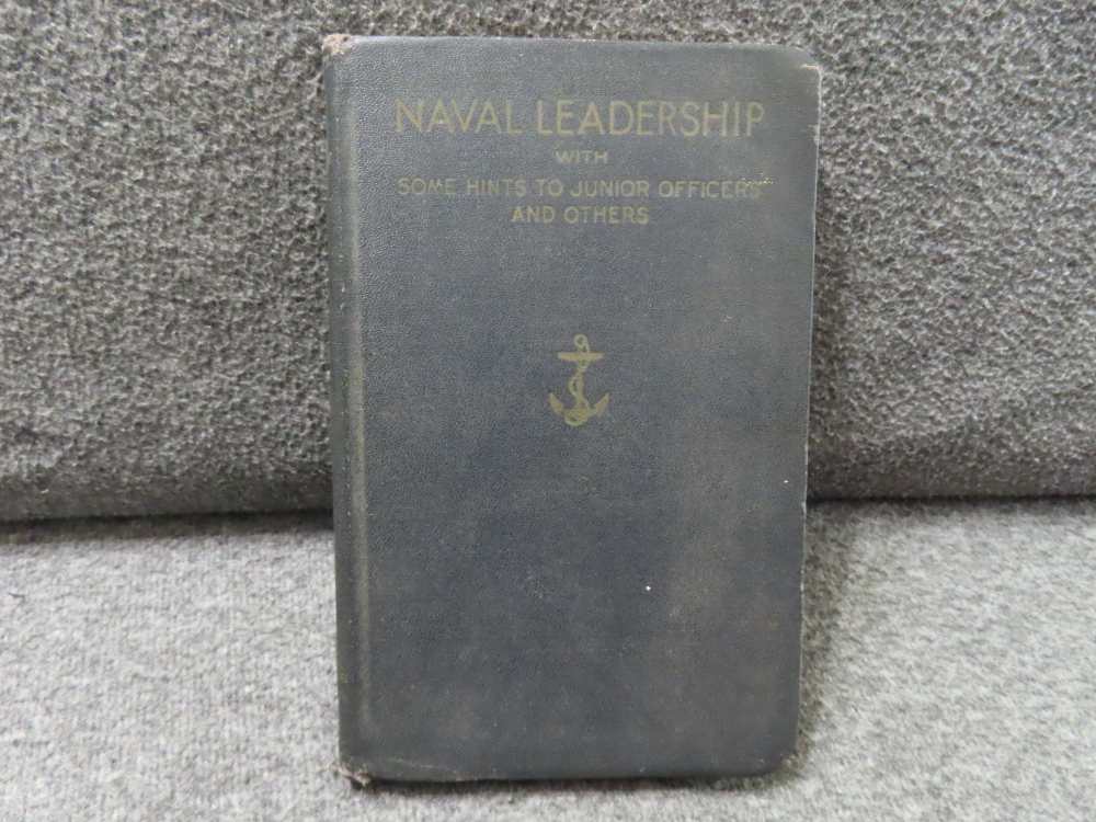 1939 DATED NAVAL LEADERSHIP WITH SOME HINTS TO JUNIOR OFFICERS & OTHERS-img-0