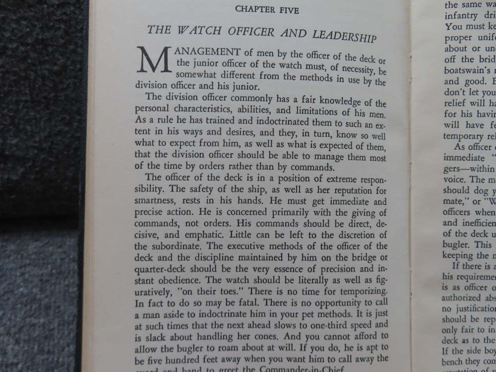 1939 DATED NAVAL LEADERSHIP WITH SOME HINTS TO JUNIOR OFFICERS & OTHERS-img-12