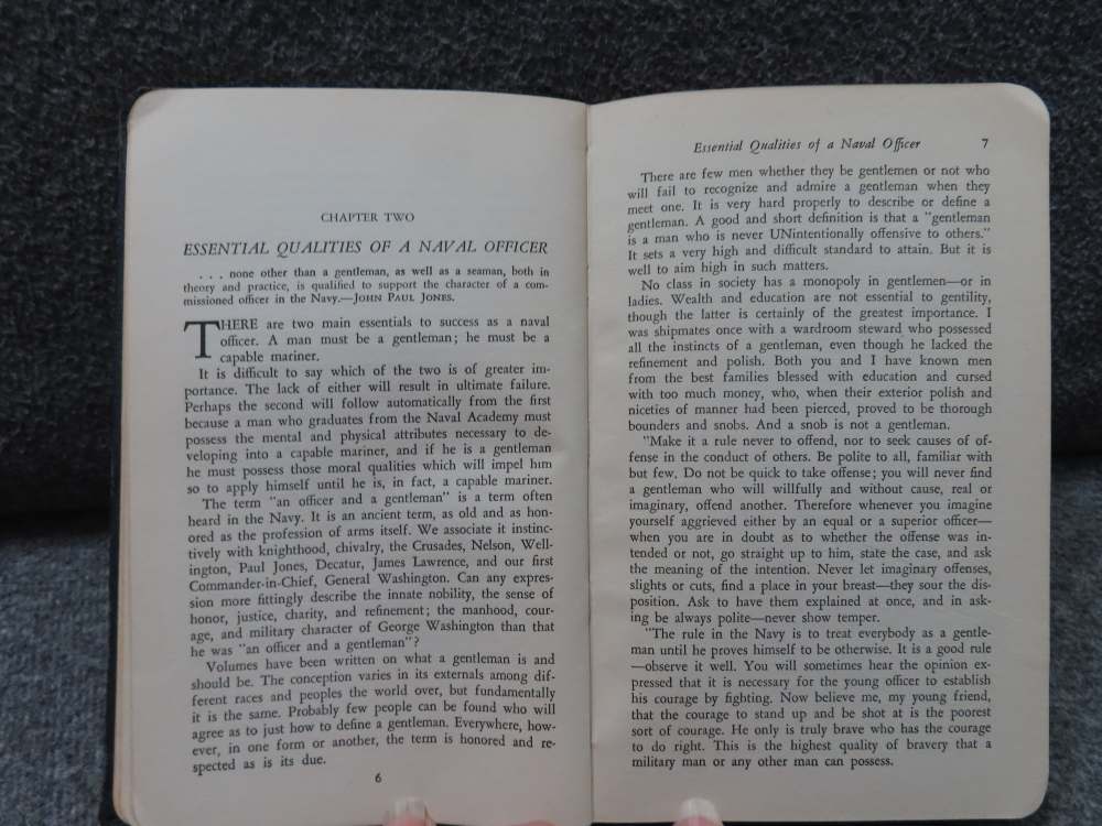 1939 DATED NAVAL LEADERSHIP WITH SOME HINTS TO JUNIOR OFFICERS & OTHERS-img-9