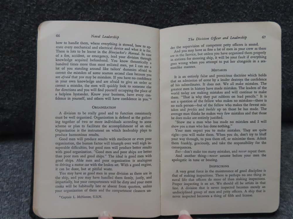 1939 DATED NAVAL LEADERSHIP WITH SOME HINTS TO JUNIOR OFFICERS & OTHERS-img-11