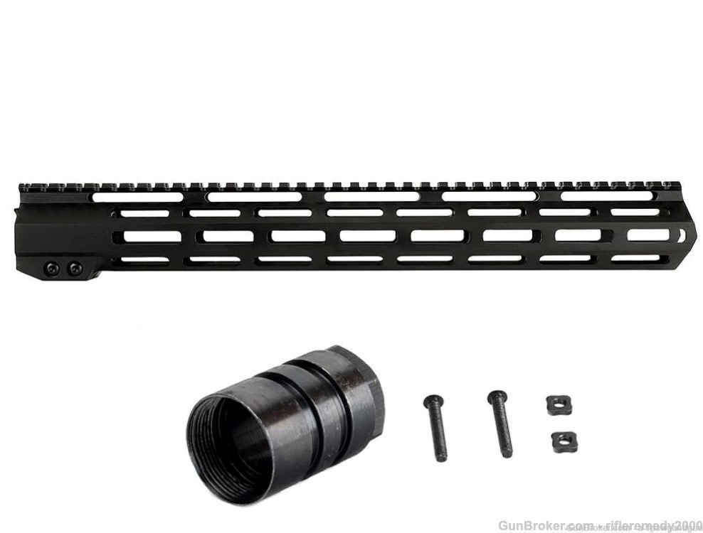 NEW 13.5" AR-15 MLOK Picatinny Freefloat Handguard Picatinny AR15 Handguard-img-1