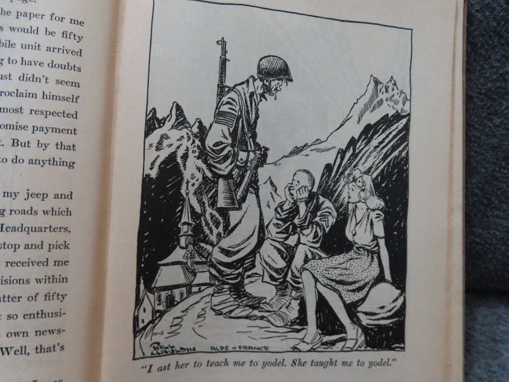 ORIGINAL WWII 1945 DATED COPY OF "UP FRONT" BOOK WRITTEN BY BILL MAULDIN-img-15
