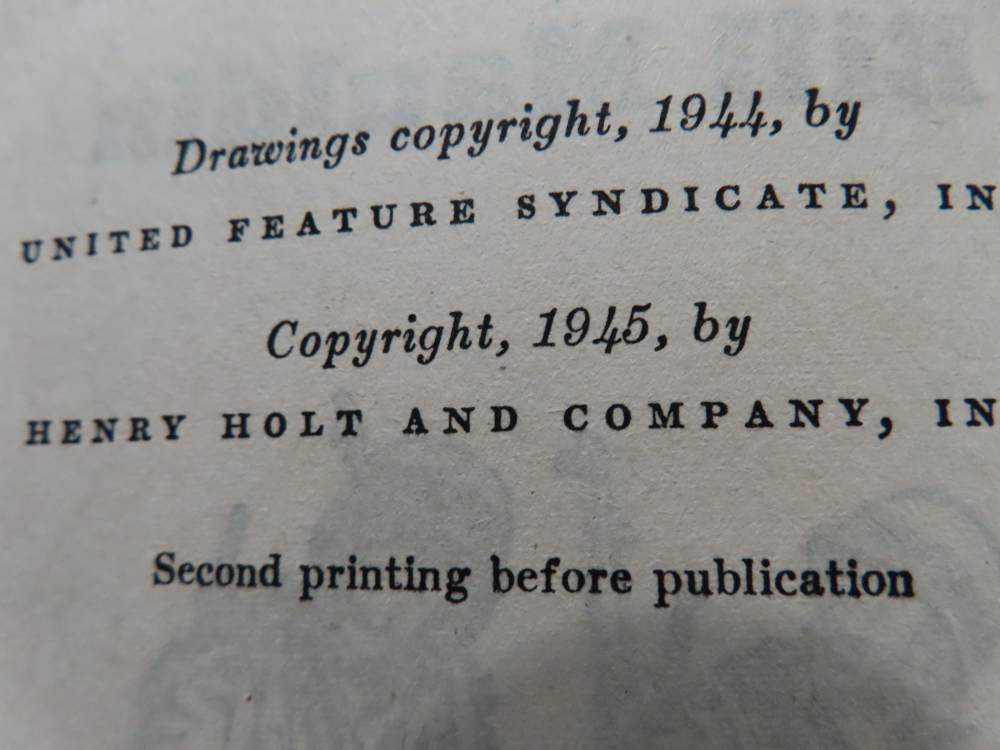ORIGINAL WWII 1945 DATED COPY OF "UP FRONT" BOOK WRITTEN BY BILL MAULDIN-img-4