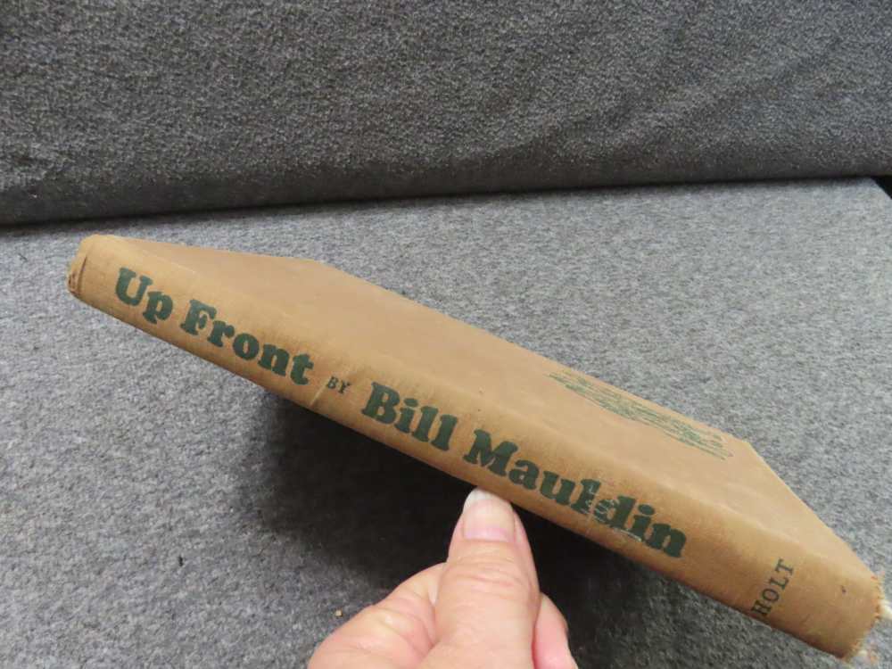 ORIGINAL WWII 1945 DATED COPY OF "UP FRONT" BOOK WRITTEN BY BILL MAULDIN-img-1