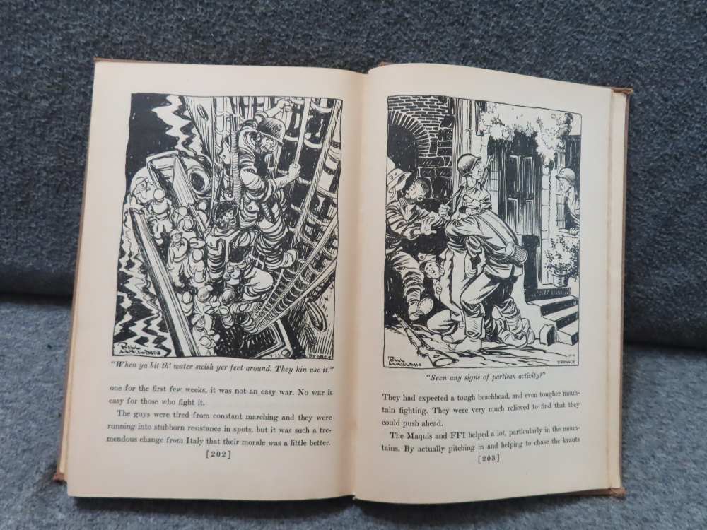 ORIGINAL WWII 1945 DATED COPY OF "UP FRONT" BOOK WRITTEN BY BILL MAULDIN-img-14