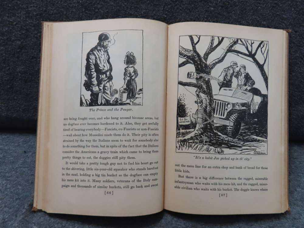 ORIGINAL WWII 1945 DATED COPY OF "UP FRONT" BOOK WRITTEN BY BILL MAULDIN-img-11