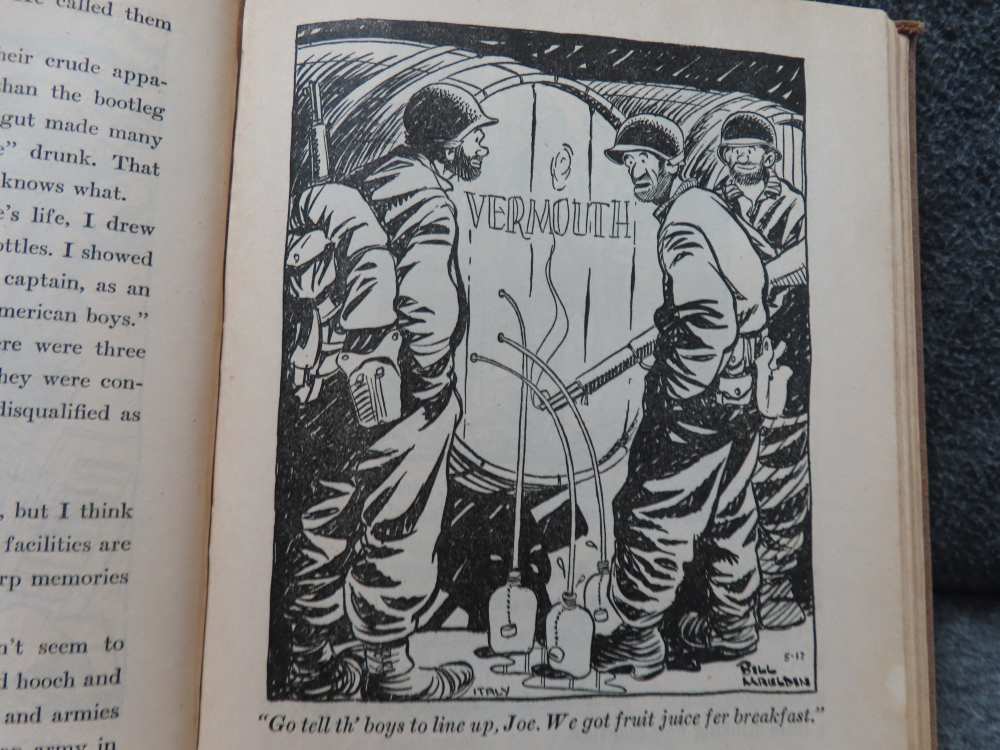 ORIGINAL WWII 1945 DATED COPY OF "UP FRONT" BOOK WRITTEN BY BILL MAULDIN-img-12
