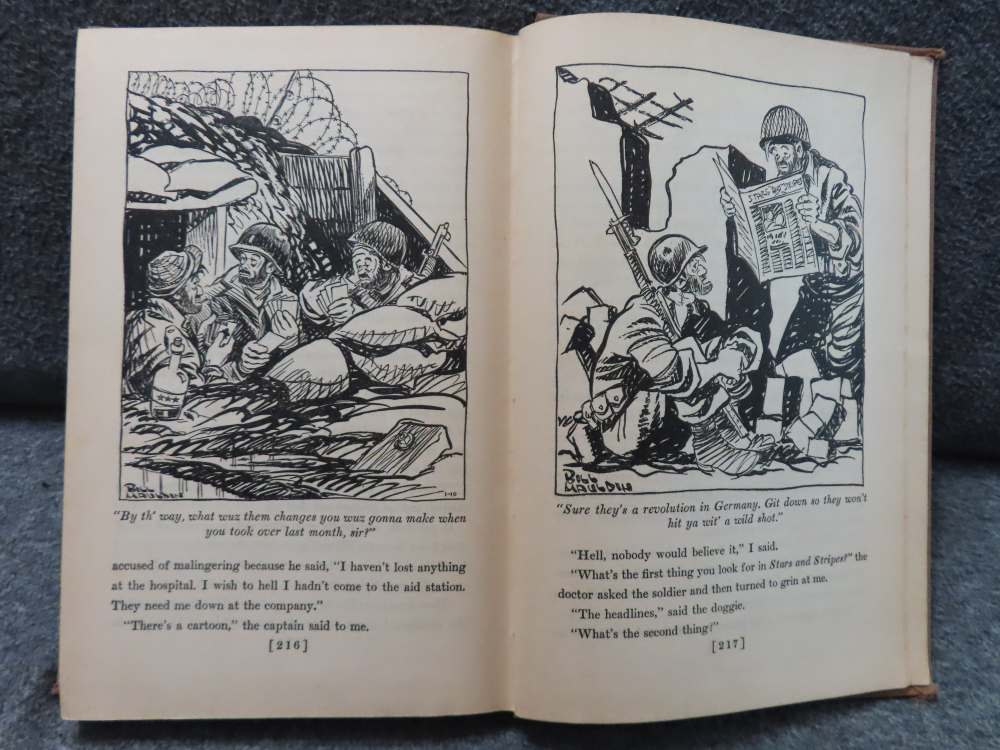 ORIGINAL WWII 1945 DATED COPY OF "UP FRONT" BOOK WRITTEN BY BILL MAULDIN-img-17